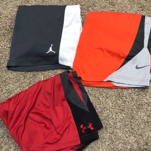 Bundle of youth basketball shorts